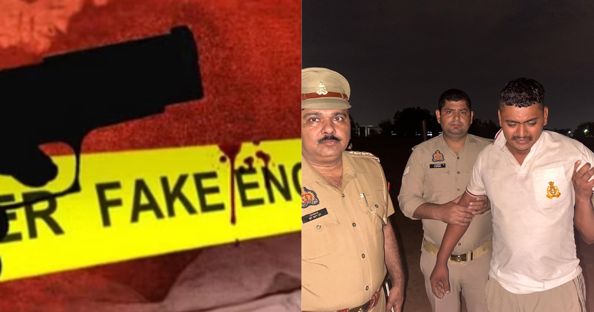 Filmy Drama On The Streets Of Up! Encounter Between Fake Police And Real Police