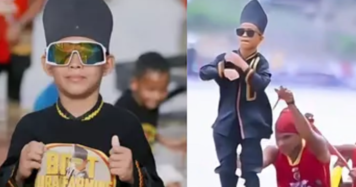 Who Is This Child Who Went Viral By Dancing On The Tip Of A Boat? People Named Him 'Boat Kid'
