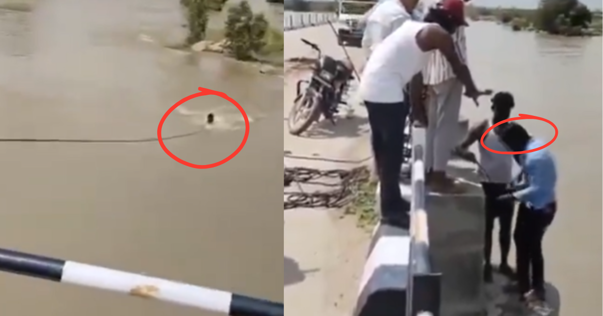 Video: Husband Falls Off Bridge After Wife Pushes Him Into River On Pretext Of Taking Selfie