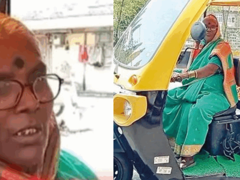 She-Became-A-Role-Model-For-The-Elderly-Made-Her-Son-A-Driver-Herself-Became-A-Rickshaw-Driver-Know-The-Story-Of-Mangala-Tai