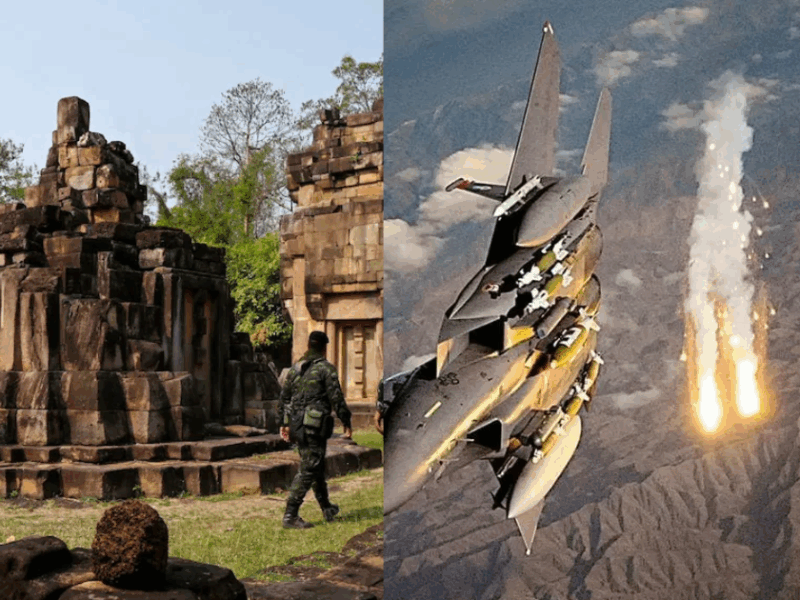 The 118-Year-Old Dispute Over The Temple Turned Into A War, Two Soldiers Died In An Air Strike...