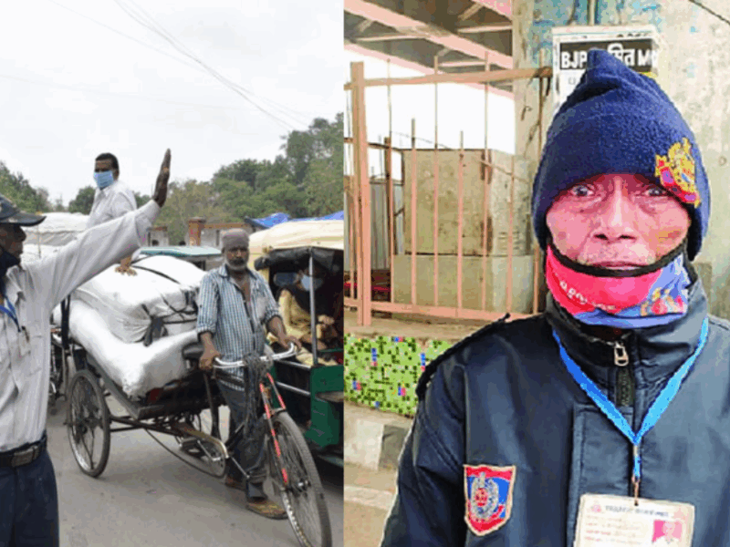 Lost-His-Son-In-A-Road-Accidentnow-Gangaram-Has-Been-Managing-Traffic-Without-Salary-For-32-Years-Becomes-An-Example-For-Delhi