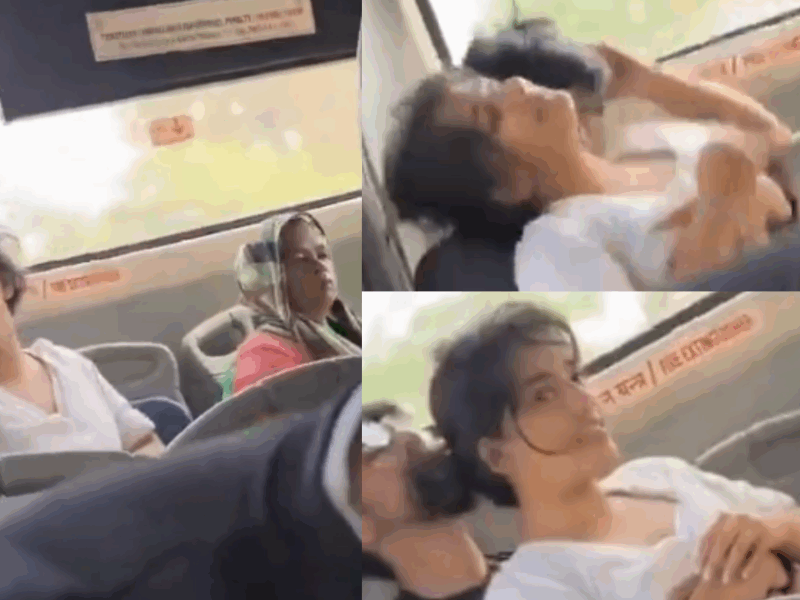 बस बनी बेडरूम! हाईवे पर ही सेक्स करने लगा अश्लील कपल, वीडियो आया सामने