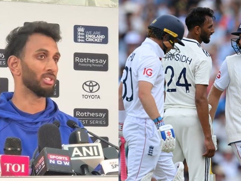 Ind-Vs-Eng-Prasidh-Krishna-Broke-His-Silence-On-The-Argument-With-Joe-Root-Made-A-Shocking-Revelation-In-The-Press-Conference