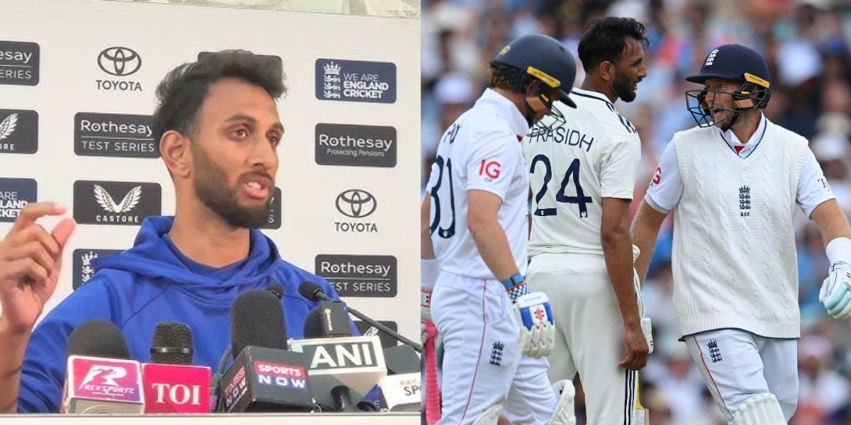 Ind-Vs-Eng-Prasidh-Krishna-Broke-His-Silence-On-The-Argument-With-Joe-Root-Made-A-Shocking-Revelation-In-The-Press-Conference
