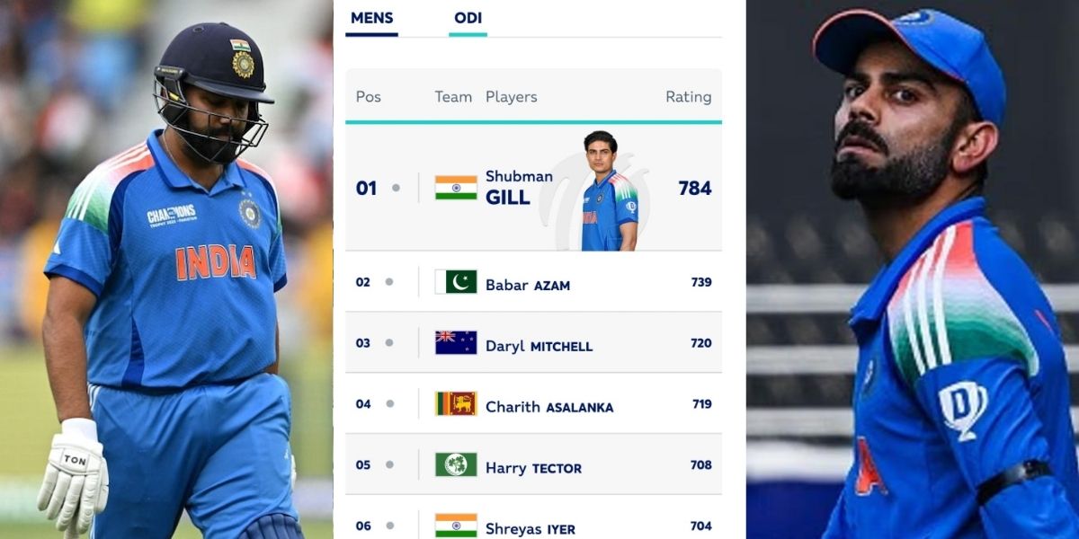 Rohit Sharma And Virat Kohli Removed From Icc Odi Ranking