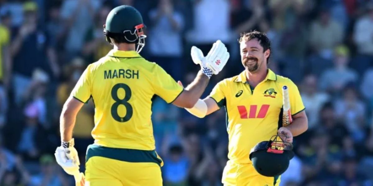 Aus Vs Sa: 6,6,6,6,6,6....10 छक्के, 23 चौके, हेड-मार्श की जोड़ी ने कूट डाले 250 रन, गेंदबाज़ हुए बेबस 2 Mitchell Marsh And Trevis Head