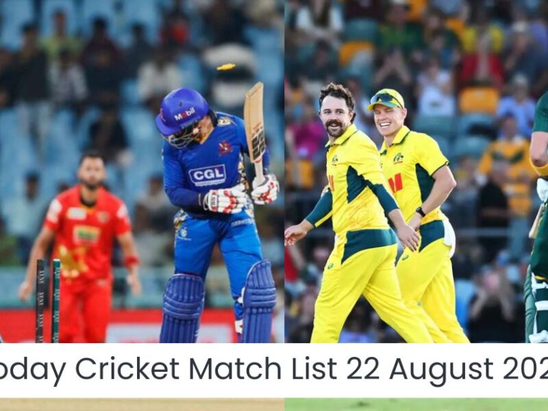 Aus Vs Sa : Today'S Cricket Match List, August 22, 2025: From Dpl To Odis, Know About All The Major Matches On August 22.