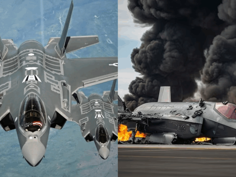 Once Again The F-35 Fighter Plane Had To Make An Emergency Landing