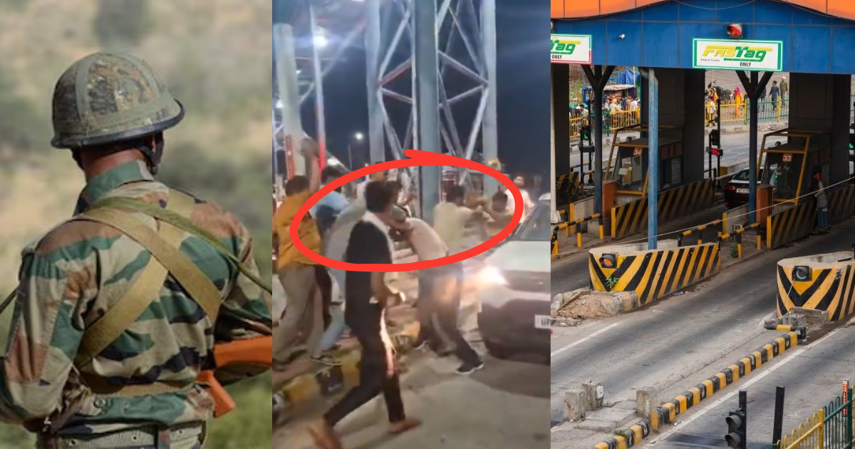 The-Brutality-Did-Not-Stop-Even-After-Showing-The-Army-Id-Card-Toll-Workers-Chased-And-Beat-The-Jawan-Shameful-Video-Went-Viral