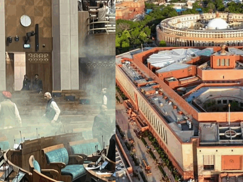 Big Lapse In The Security Of Parliament House! A Man Entered Inside By Jumping Over The Wall