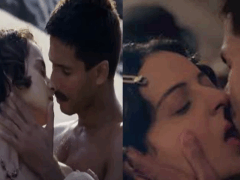 Shahid-Kapoor-Kissed-Kangana-Ranaut-With-A-Running-Nose-The-Actress-Immediately-Broke-The-Friendship
