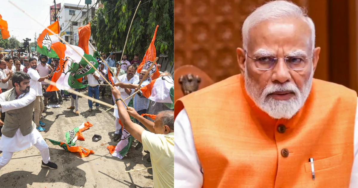 Political Battle In Patna! Bjp Enraged By Indecent Comments On Modi