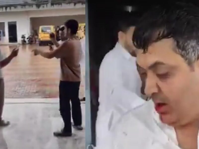 बेटी के साथ छेड़छाड़ की शिकायत करने पहुँचे पिता को प्रिंसिपल और उनके गुंडों ने बेरहमी से पीटा, वायरल हुआ वीडियो