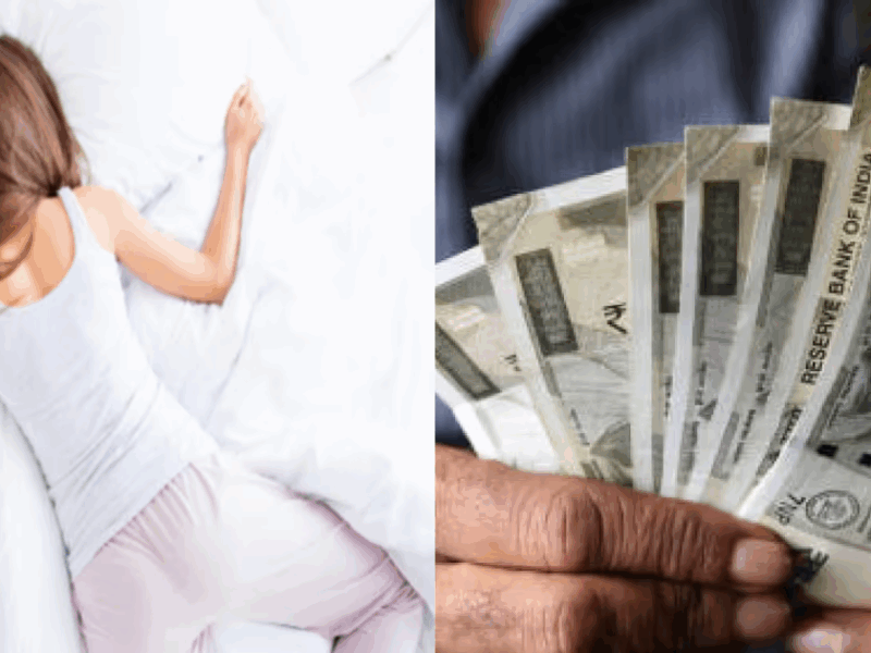 Women-Sleeps-And-People-Shower-Money-On-Her-You-Will-Be-Stunned-To-Hear-Her-Night-Earnings
