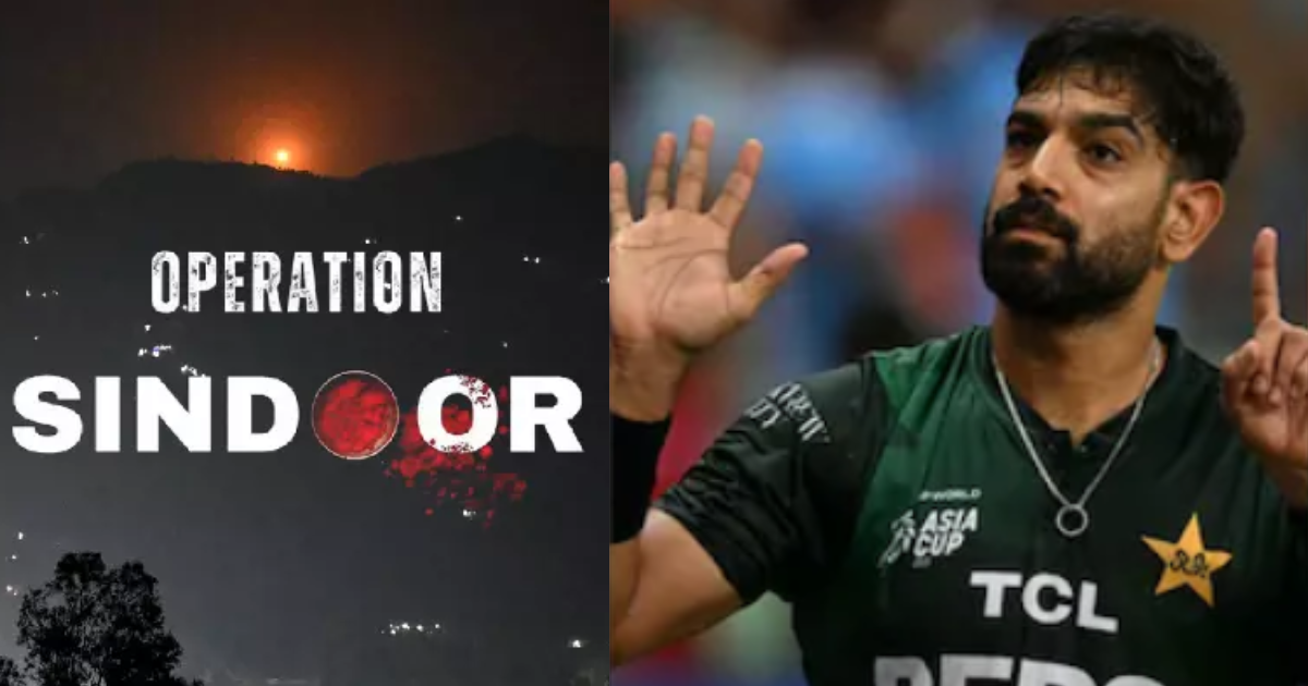 Haris Rauf Teases Indian Fans By Making The 6-0 Gesture In A Live Match