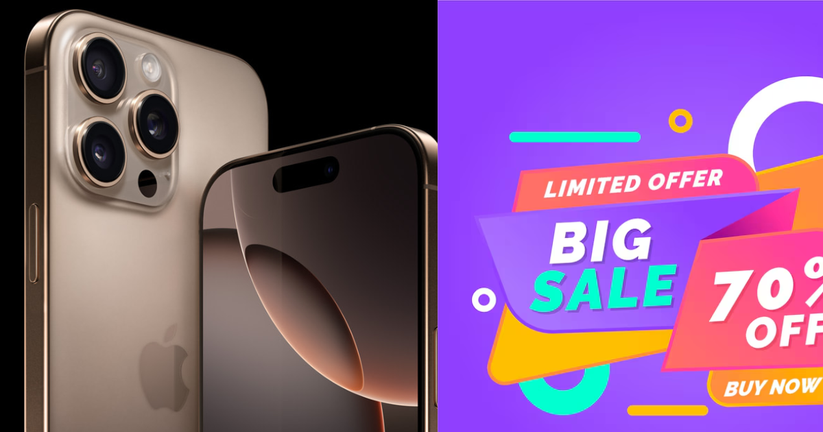 Huge Discount Of Rs 50,000 On Iphone 16 Pro